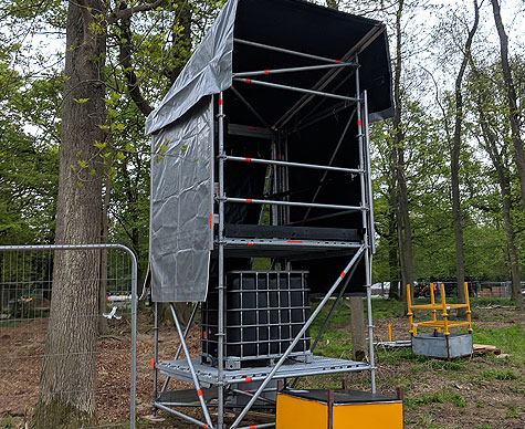 FOH 2m x 2m tower structure.