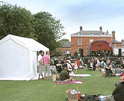 FOH marquee and Canopy Stage