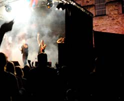 FOH marquee and Canopy Stage
