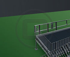 Disabled viewing platform visual
