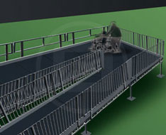 Disabled viewing platform visual