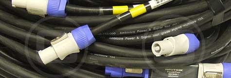 Powercon cable hire