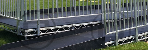 Access and stage ramps available for hire