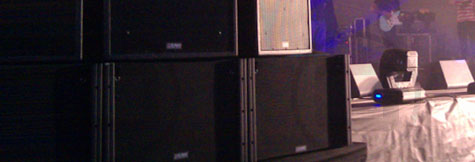Active & passive speakers, FOH systems, stands and flying accessories