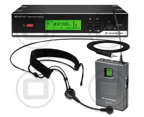 Sennheiser XS Series XSW12 Headband wireless radio microphone kit
